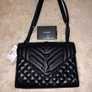 $2,200 YSL W/ Receipt Envelope Purse
